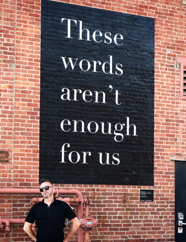 6WordsMural - david skeens